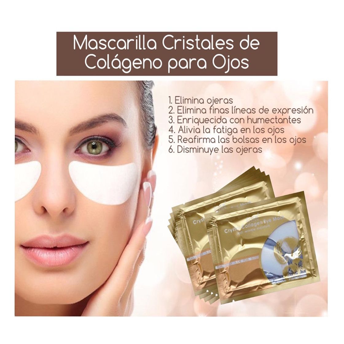 Social Máscara para tus ojos. Colágeno 