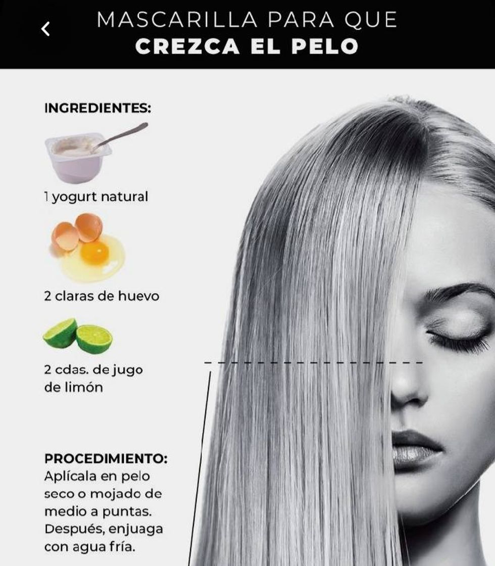 Moda Prueba esta mascarilla y verás como crece tu cabello 