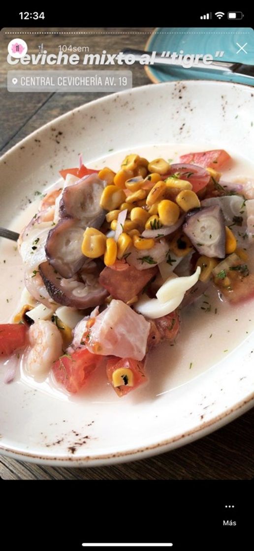 Restaurants Central Cevichería av. 19