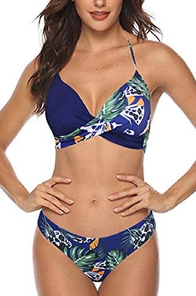 Social Voqeen Bikini de Mujer Push Up Traje de baño de Dos Piezas