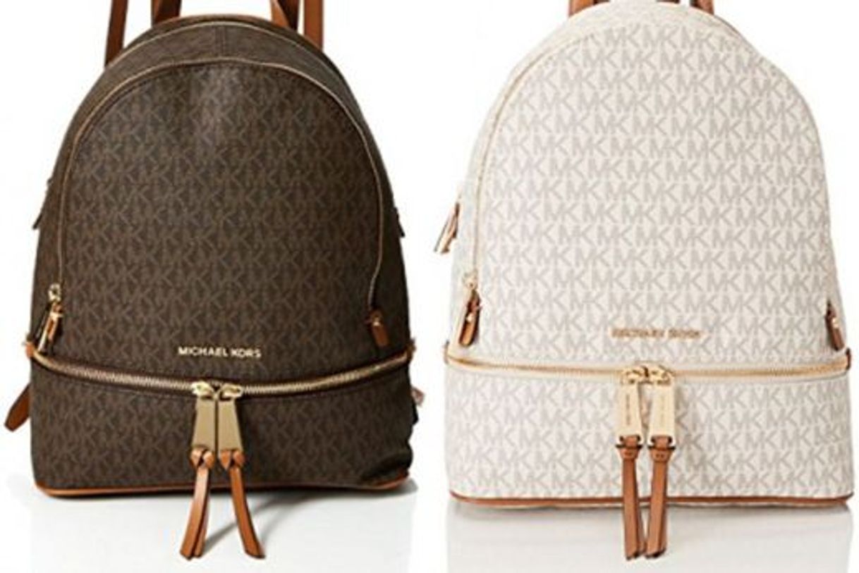 Social Michael Kors - Rhea Zip, Mochilas Mujer, Blanco