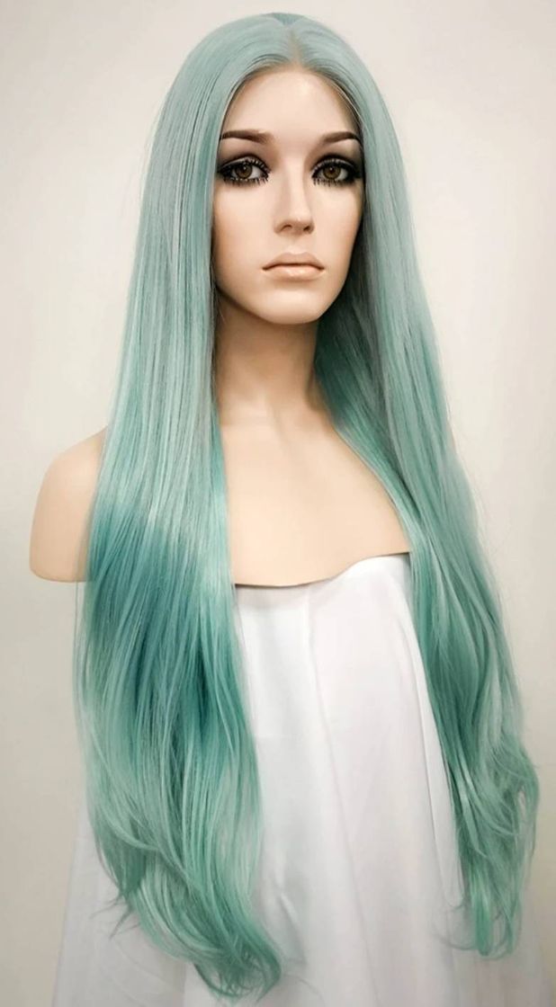 Social Peluca turquesa 