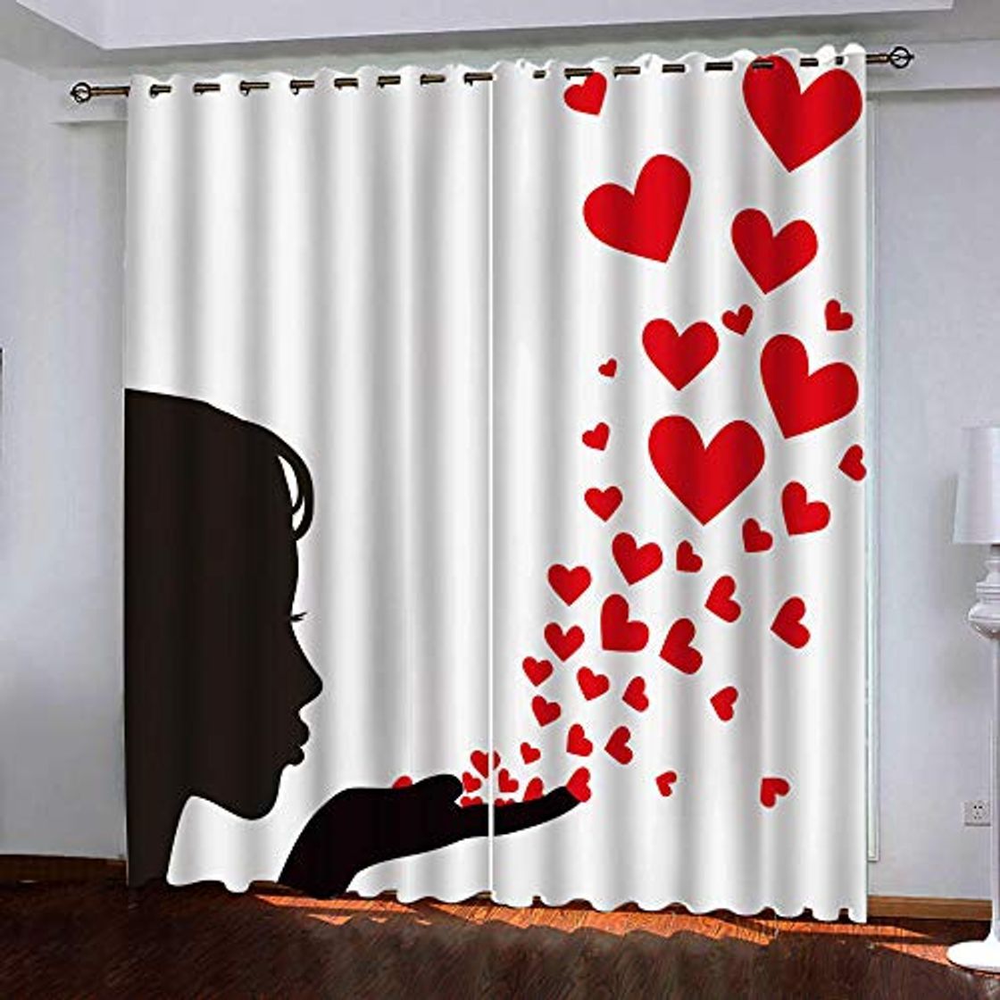 Social KLBPL Tapestry Mantones Patrón De Amor Rojo L55 X63 W