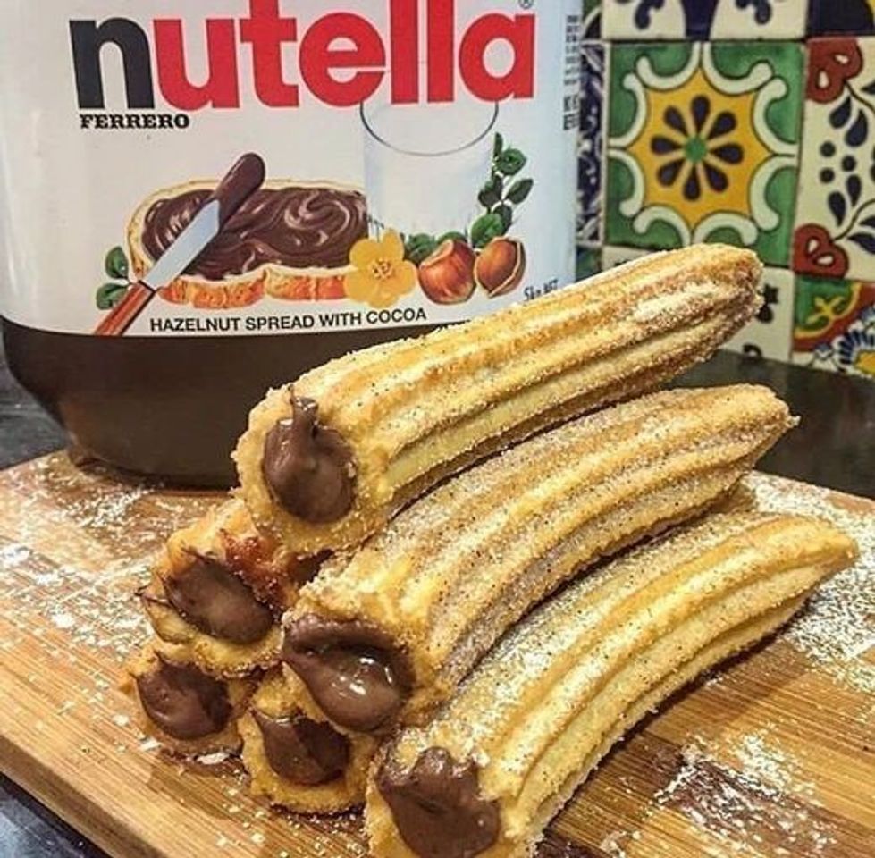 Social Churros Com Nutella 🔥