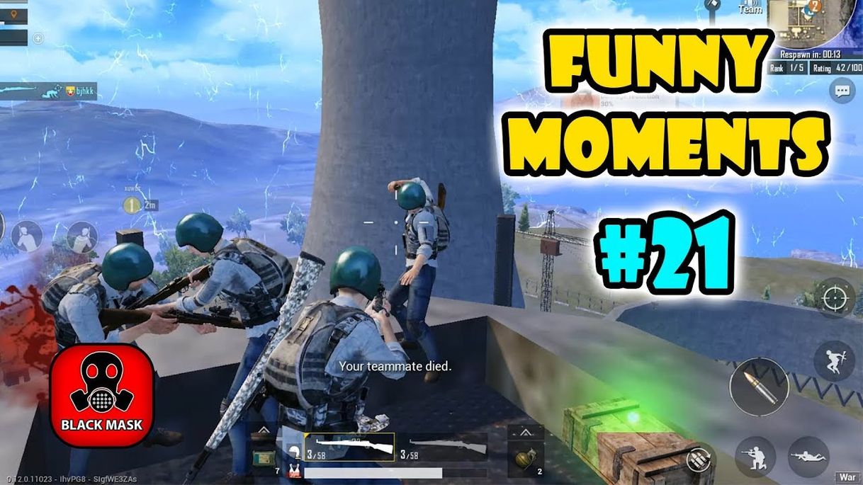 Moda ↪️PUBG Mobile Funny Moments EP 21 - Black Mask - YouTube↩️