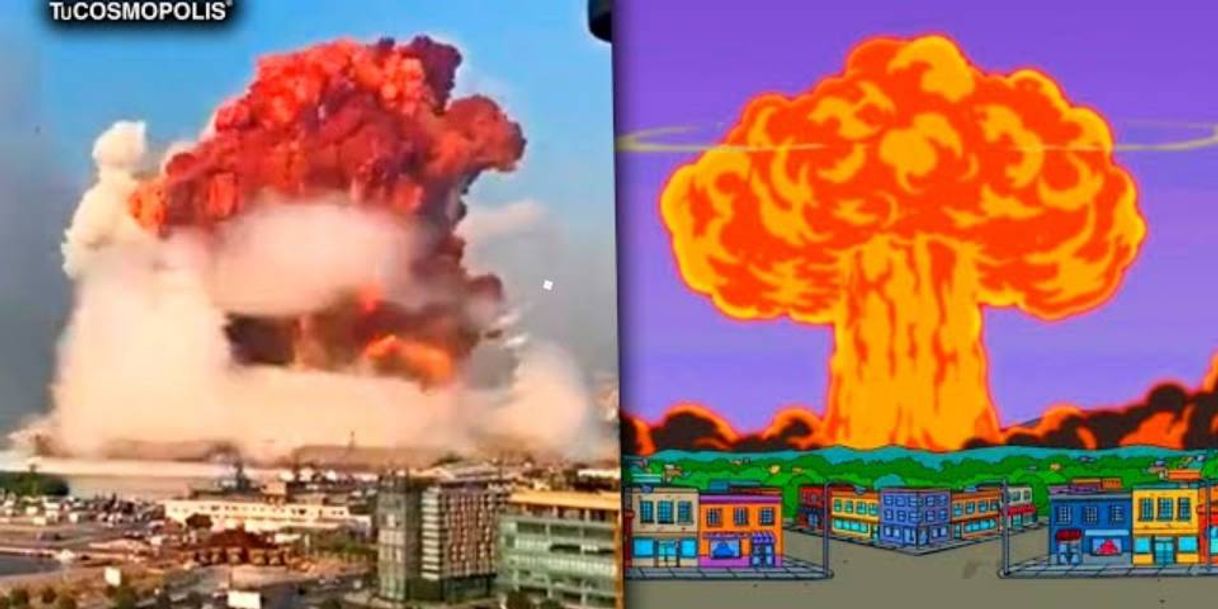 Moda 💥LOS SIMPSON TAMBIÉN PREDIJERON la EXPLOSIÓN de BEIRUT ...