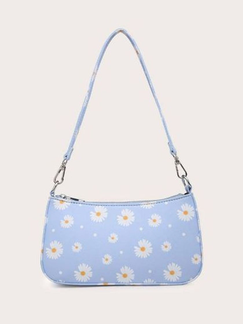 Social Bolsa bandolera de margaritas 