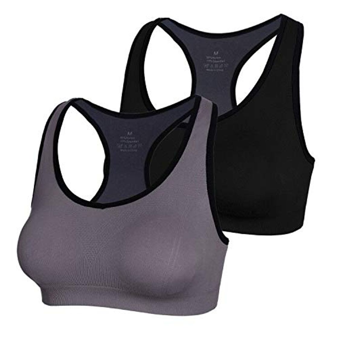 Social Aibrou Sujetador Deportivo Mujer Push Up