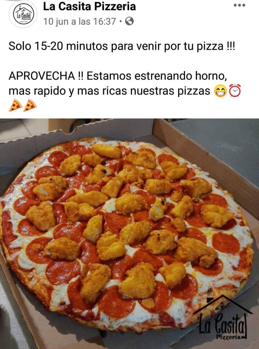 Restaurantes La Casita Pizzería