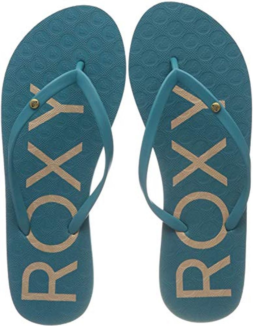 Moda Roxy Sandy, Zapatos de Playa y Piscina para Mujer, Azul