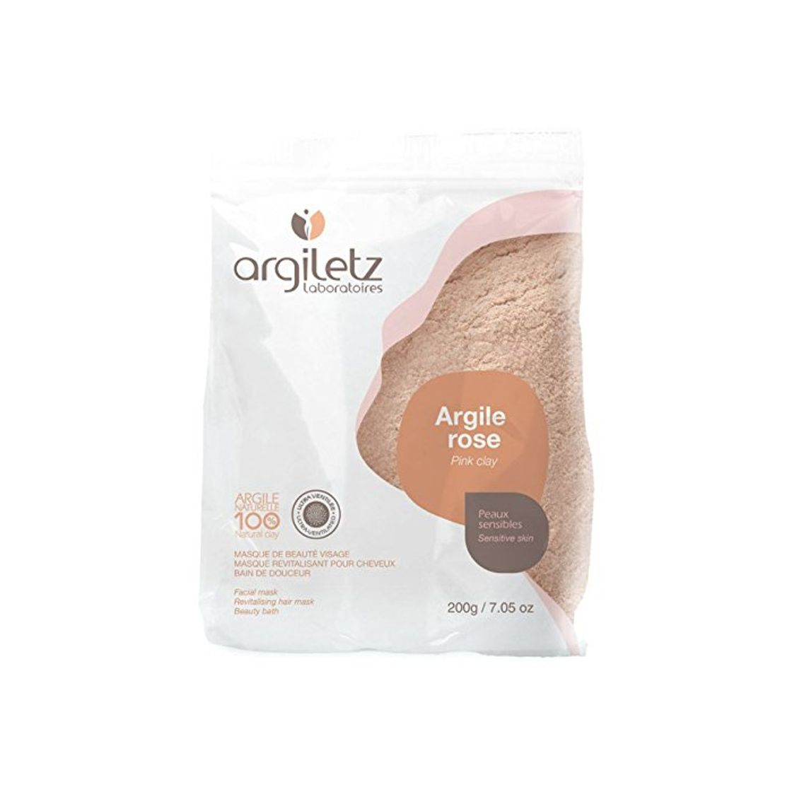 Social Argile Rose Ultra Ventilée en sachet 200g