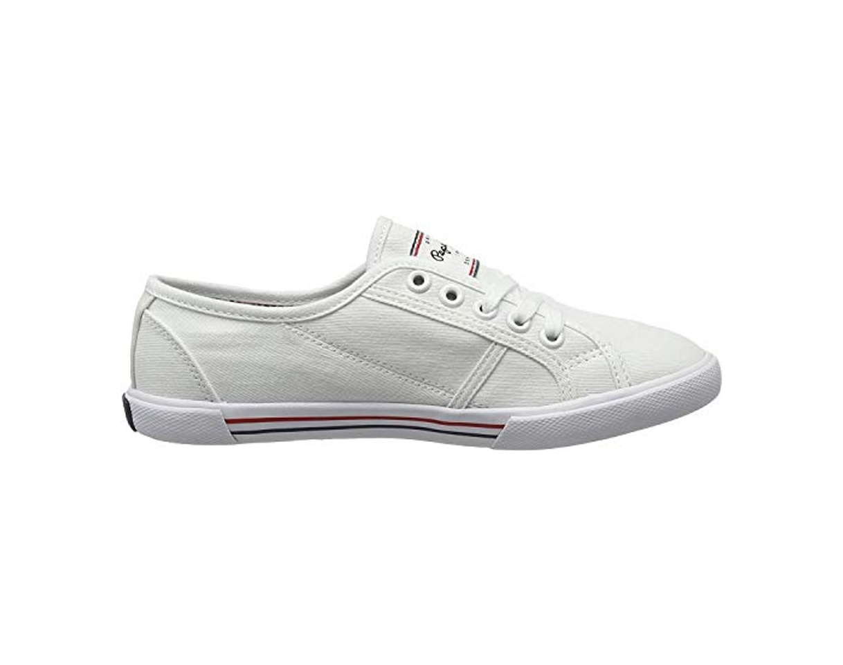 Social Pepe Jeans London, Zapatillas Mujer, Blanco