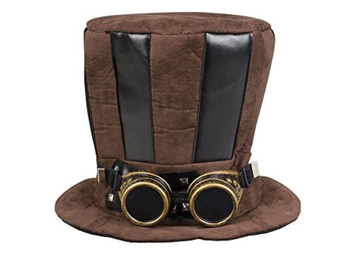 Products Boland- Sombrero Cilindro Tubo Steampunk con Gafas para Adultos