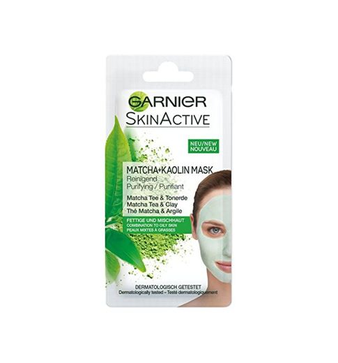 Mascarilla Facial Purificante Té Matcha y Arcilla, de Garnier SkinActive