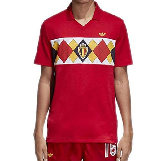 adidas Originals Retro Belgium Camiseta para Hombre Rojo