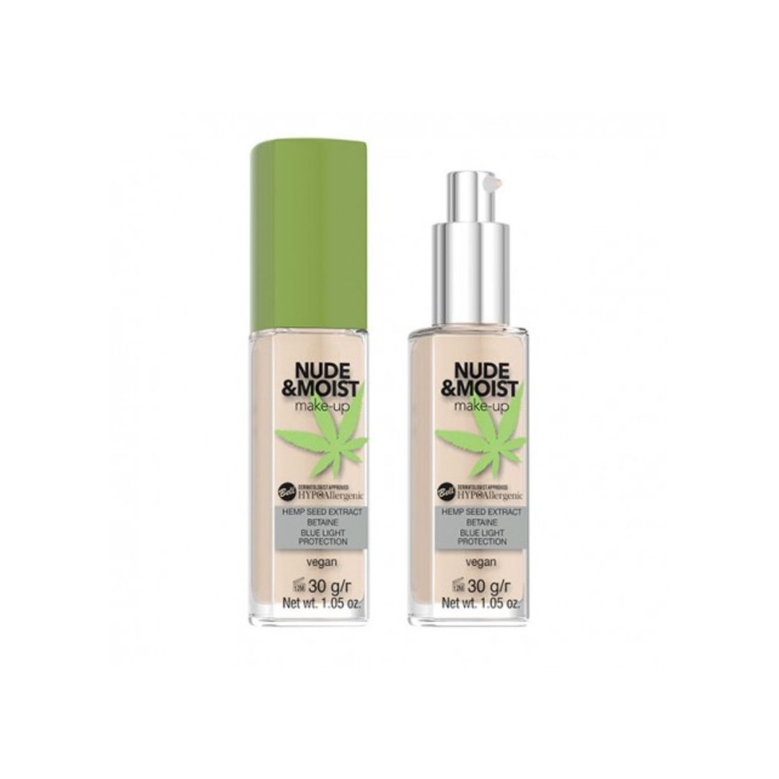 Product Hypo Base de Maquillaje Hipoalergénica Nude&moist