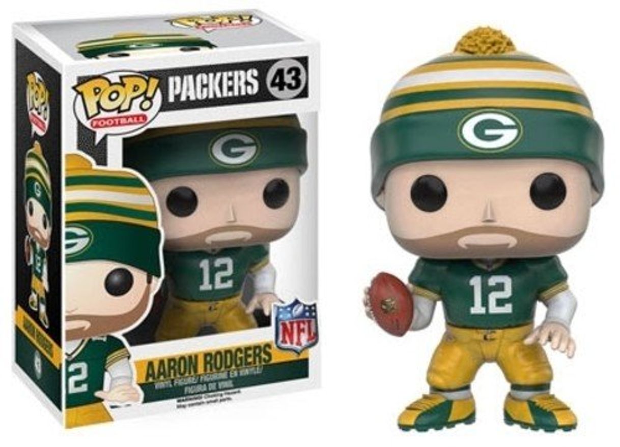 Producto Funko-10213 NFL 3 Figura Aaron Rodgers Packers, Multicolor