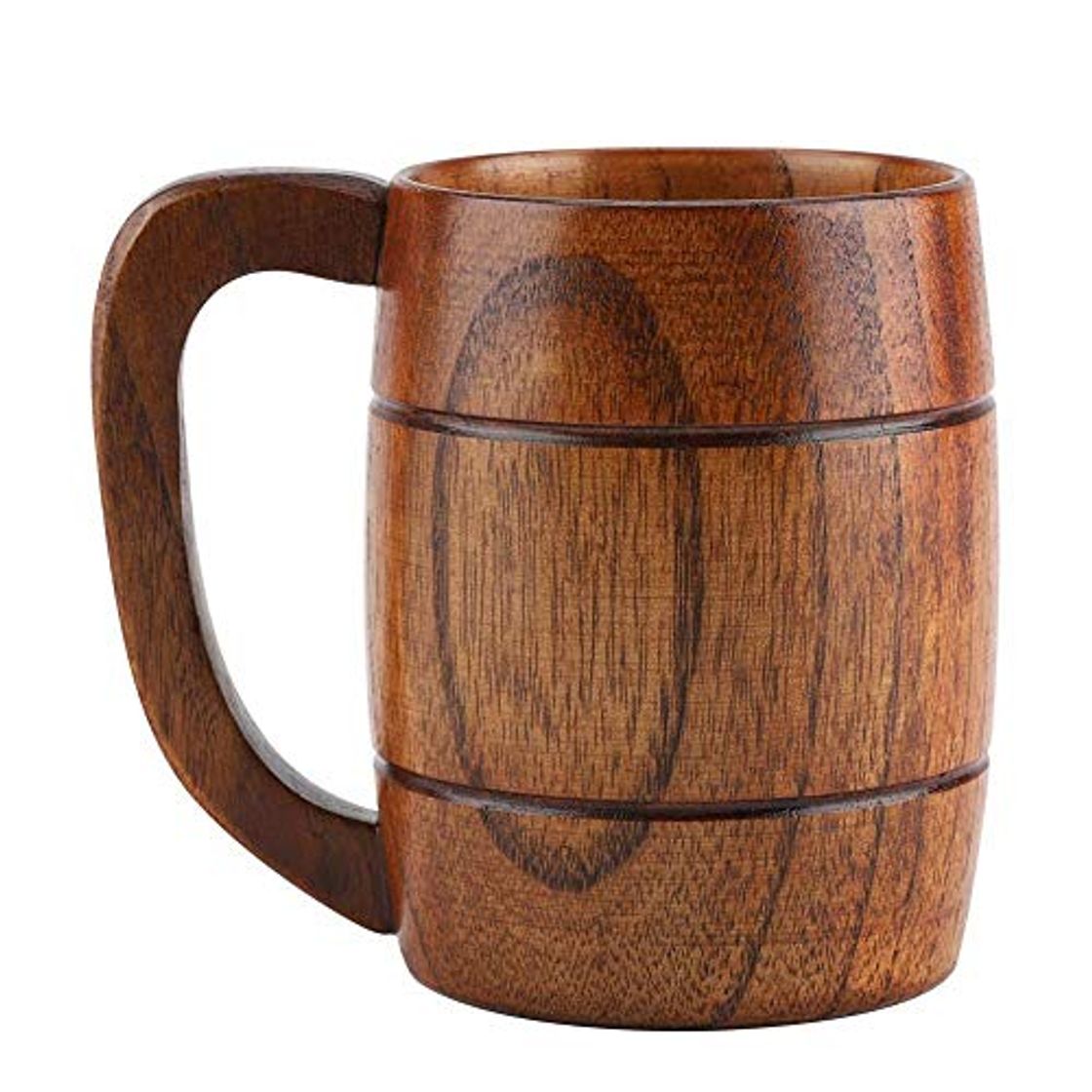 Product Fdit Tazas de Cerveza Rústicas de Madera Ecodesign Regalo Natural Tazas de