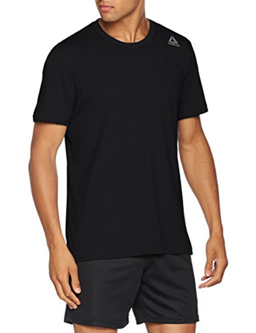 Fashion Reebok Te SL Classic tee Camiseta, Hombre, Negro