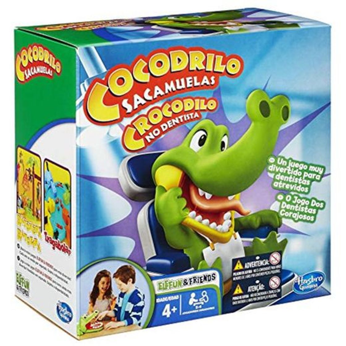 Product Hasbro - Cocodrilo sacamuelas, Juego de Habilidad