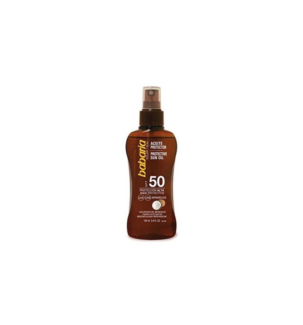 Product Babaria Aceite Protector Solar Coco SPF50-100 ml