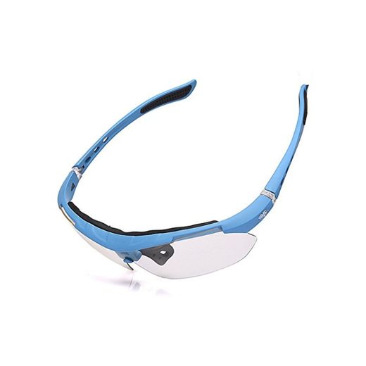 Gafas de Sol Deportivas Gafas de Ciclismo Unisex 3 unids lentes fotocromáticas intercambiables UV400 gafas de sol deportivas conjunto de protección para conducir ciclismo corriendo pesca golf para Hom
