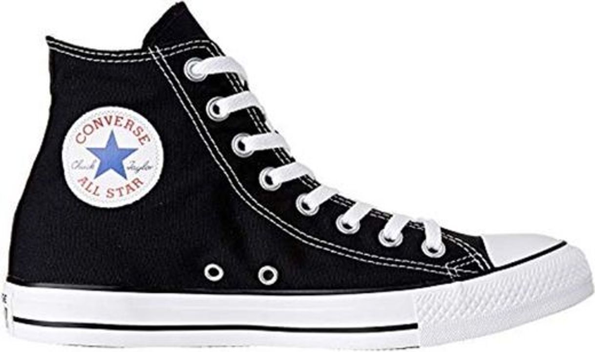 Moda Converse Chuck Taylor All Star, Zapatillas altas Unisex adulto, Negro (Black), 38