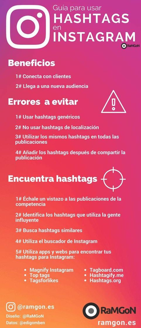 Products Que no hacer con los #en Instagram 