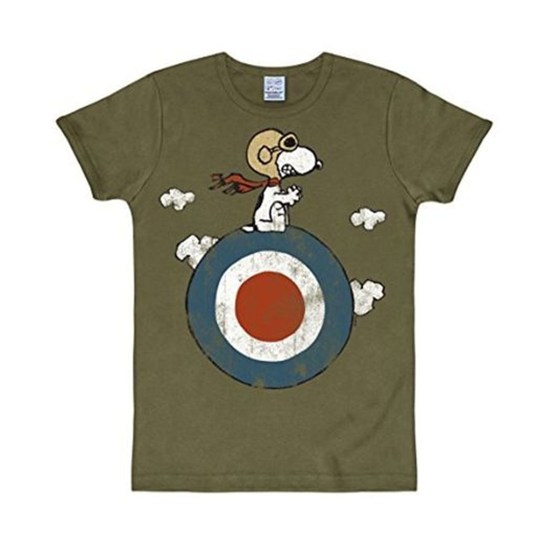 Social Logoshirt - Camiseta de Snoopy de Manga Corta Unisex, Talla X-Small, Color