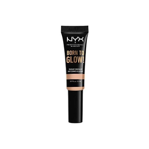 NYX Professional Makeup Corrector de Maquillaje Born to Glow Radiant Concealer, Reduce