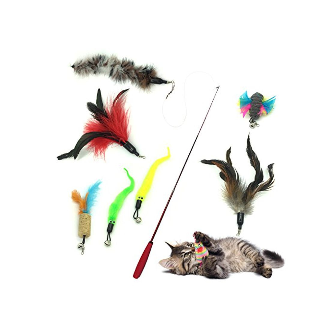 Producto PietyPet Gato Rectificable Toy Wand