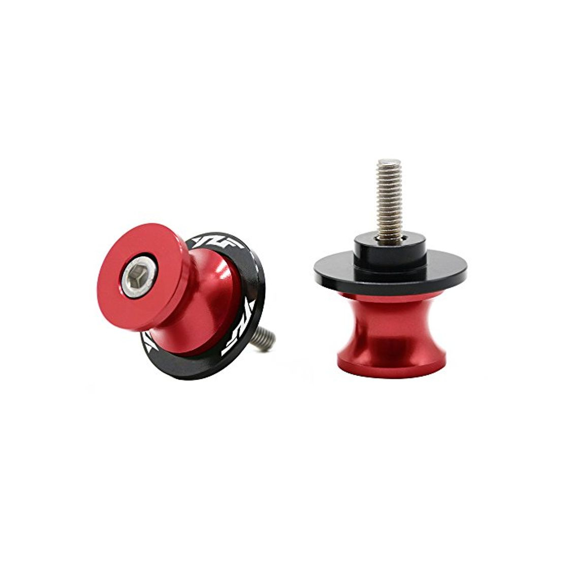 2 pcs M6 Motocicleta basculante de aluminio CNC Alu Slider Carretes tornillos