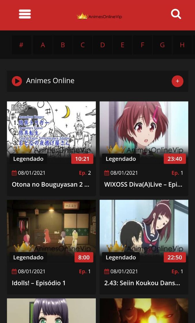 Apps ANIMES ONLINE.VIP