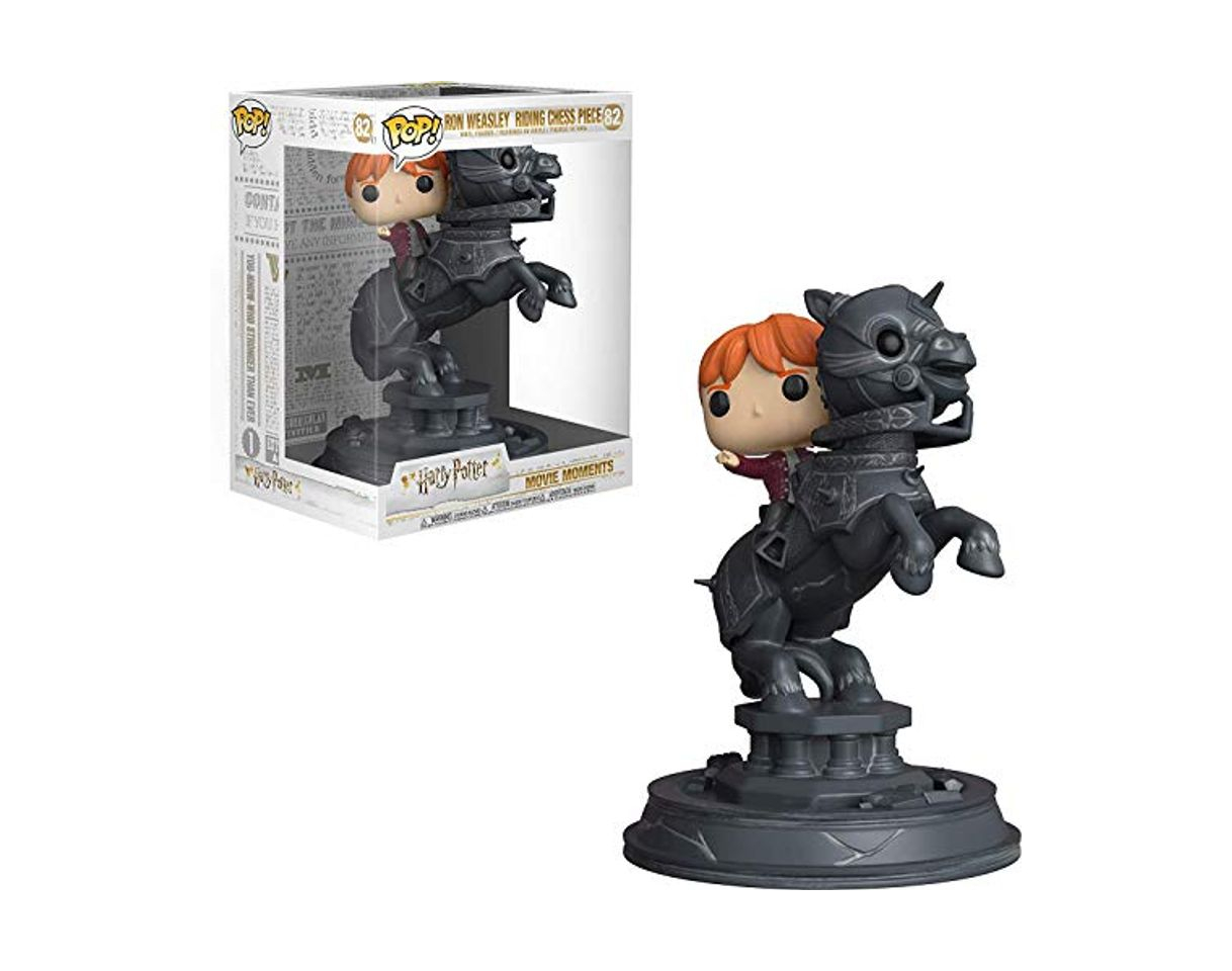 Game Funko- Pop Vinyl: Movie Moments: Harry Potter S5: Ron Riding Chess Piece