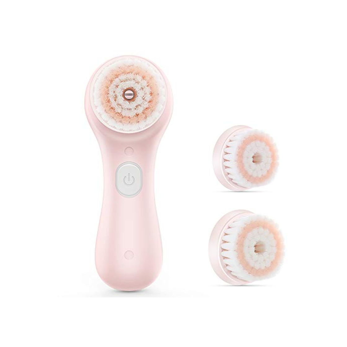 Belleza Liberex Cepillo Limpiador Facial - Portátil Recargable con 2 Cabezales Giratorios y