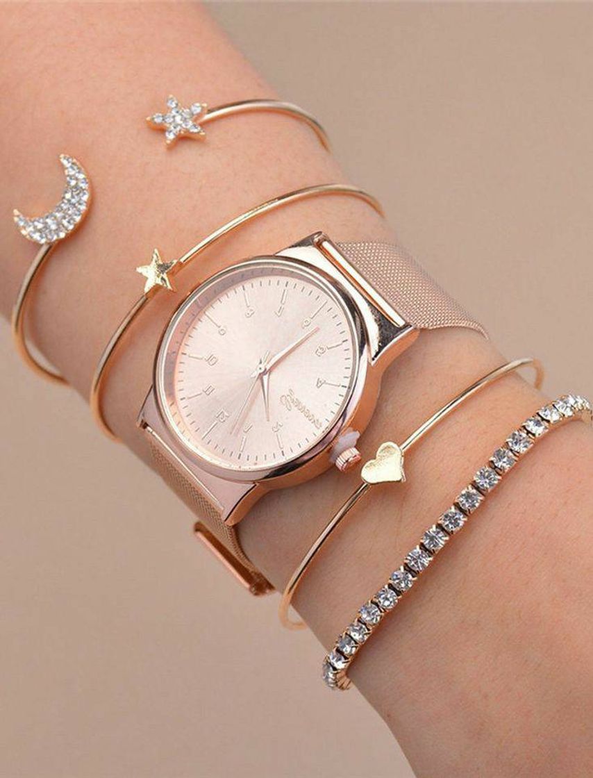 Fashion Watch and bracelets.