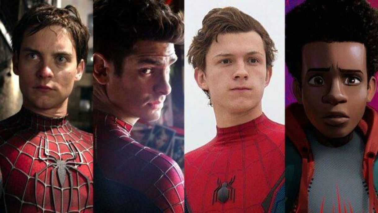 Moda Homem-aranha, entre os quatro?  Tobey Maguire com certeza. 