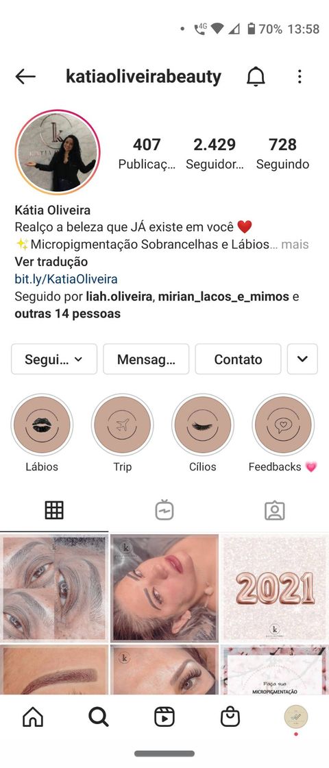 Social @katiaoliveirabeauty
