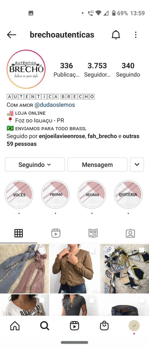 Social @brechoautentica
