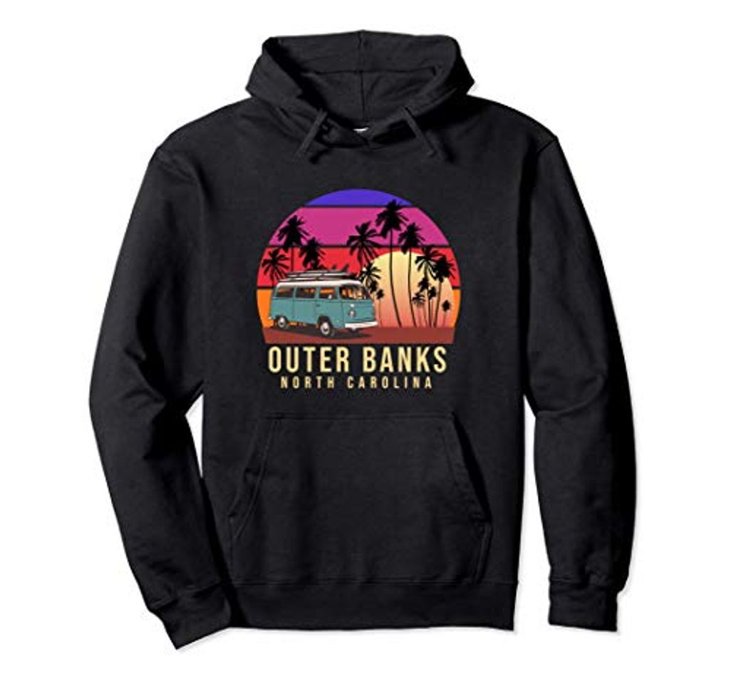 Fashion Outer Banks Retro Antiguo Sudadera con Capucha