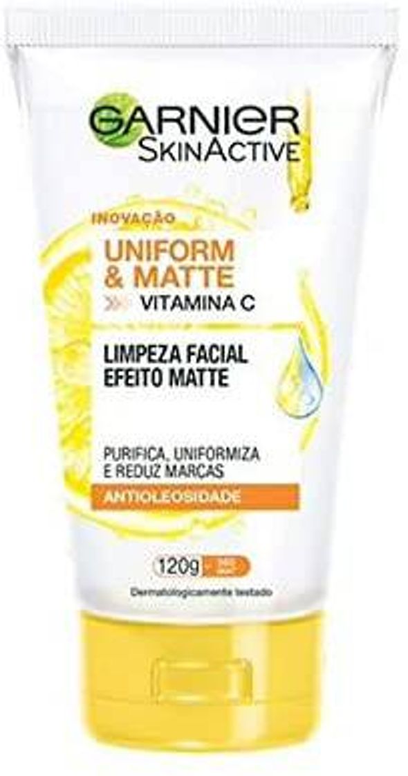 Fashion Limpeza Facial Garnier Uniform&Matte, 120G, Garnier