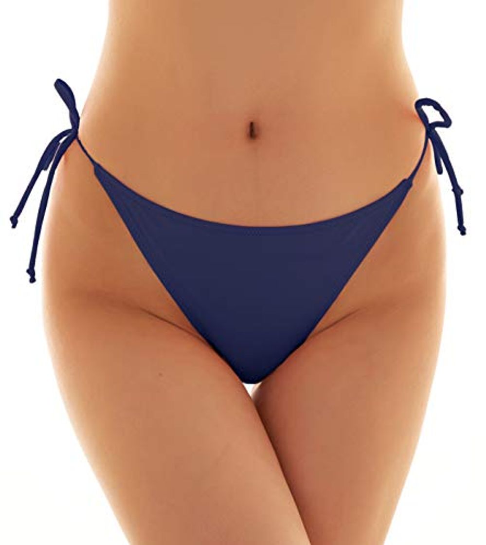 Productos SHEKINI Mujer Tanga Brasileños Bikini Braga Braguitas con Lazos Laterales Ajustables Ropa