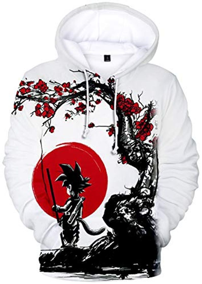Social JOAYIN Chico Hombres Dragon Ball Sudaderas con Capucha Impresión 3D Anime japonés