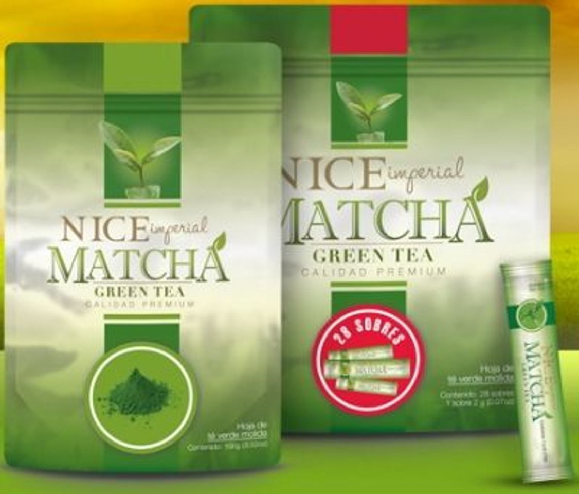 Fashion Té Matcha verde imperial