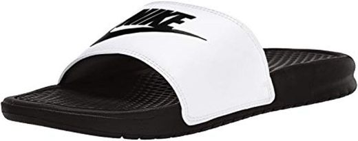 Nike Benassi JDI, Zapatos de Playa y Piscina para Hombre, Blanco