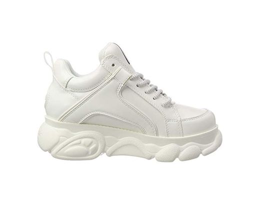 Buffalo Corin, Zapatillas Altas para Mujer, Blanco