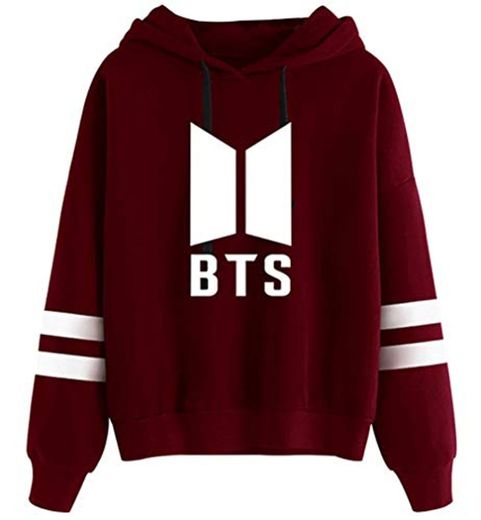 Socluer Sudaderas con Capucha para Mujer BTS Fans con Capucha Casual de Cool Calle Invierno Chic para Mujer