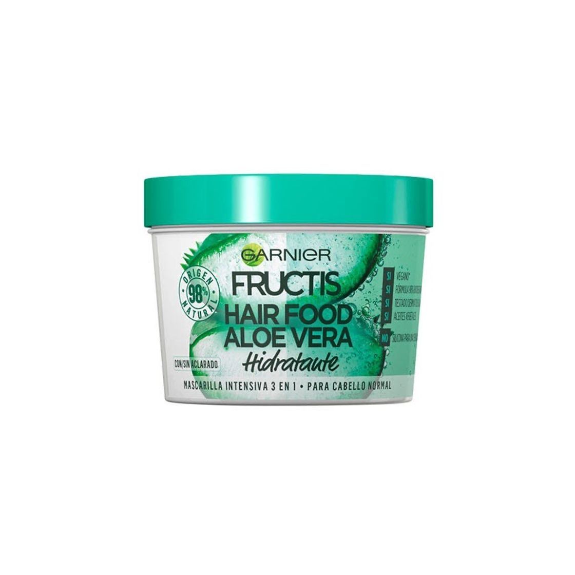 Social Garnier Fructis Hair Food Mascarilla Capilar 3 en 1 Aloe Vera Hidratante