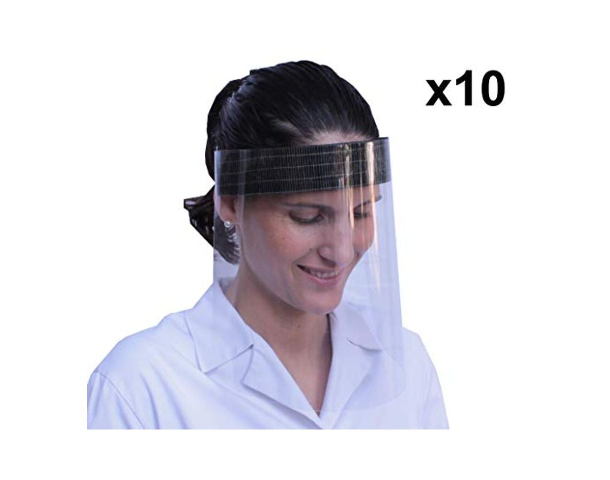 Social KMINA - Pantalla Protección Facial Transparente, Pantalla Protectora Cara, Protector Facial, Visera