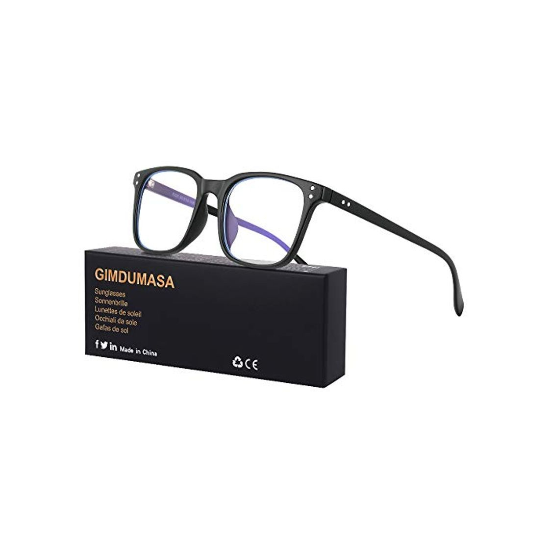 Product Gimdumasa gafas ordenador gaming pc uv luz filtro proteccion azul mujer hombre